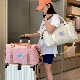 女性用 トラベルバッグ 大容量 ポータブル 荷物 マタニティ 収納 出張 旅行 バッグ フィットネス スポーツ トートバッグ