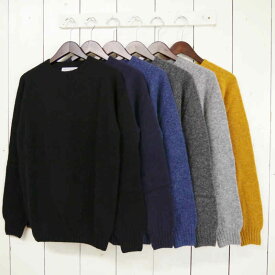 inverallan [shetland sweater][crew][solid][6c] インバーアラン シェットランドセーター クルーネック
