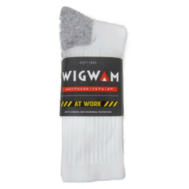 [メール便可] wigwam ウィグワム [at work][long][3 pair][white]