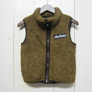 �y�󂠂�z[�T�C�Y����] wild things ���C���h�V���O�X [monster fleece vest][kids][coyote]