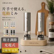 ＼10% OFF＋5% ポイント｜10/15 の日／ミル 電動 ペッパー 小型 2段変速 電動ミル ペッパーミル 電動 充…