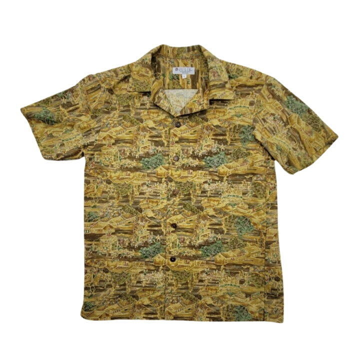 楽天市場】アロハシャツ 着物リメイク 着物シャツ 着物 着物アロハ  