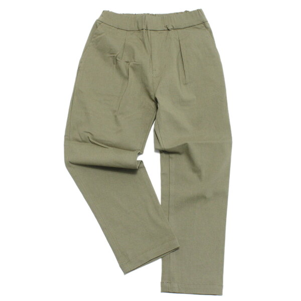 【オーシャンアンドグラウンド/子供服/ベビー/キッズ/ジュニア/ocean＆ground】  9分丈NRストレッチツイル/ストレッチデニム オリーブ(OL)