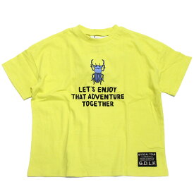 【オフィシャルチーム 子供服 OFFICIAL TEAM】 あす楽 インセクトガード昆虫ロゴTシャツ ライトグリーン