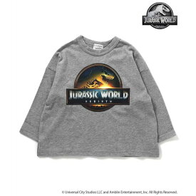 【エフオーキッズ F.O.KIDS】 ジュラシックワールド 長袖Tシャツ グレー(GY)