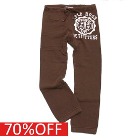 【ゴールドラッシュアウトフィッターズ/GOLD RUSH OUTFITTERS/アメカジ】 セール 【70%OFF】 あす楽 カレッジスウェットパンツ ブラウン