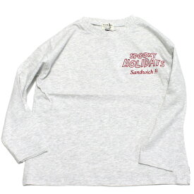 【エフオーキッズ F.O.KIDS】 グラフィックバリエーション長袖Tシャツ アイボリー(IV)