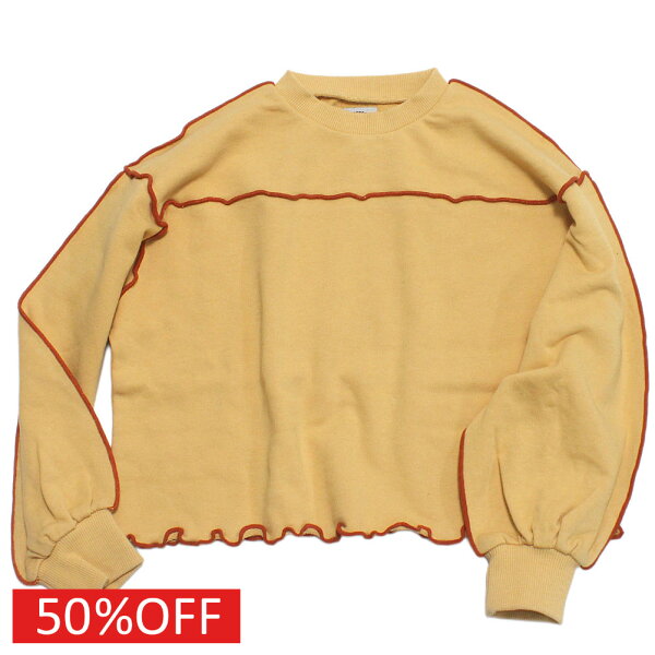 【オーシャンアンドグラウンド/子供服/キッズ/ジュニア/ocean＆ground/アウトレット/OUTLET/SALE】  セール 【50%OFF】  メロウスウェット イエロー(YE)