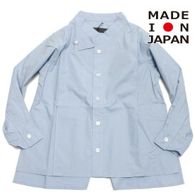 【子供服 キッズ ヌヌフォルム nunuforme キッズ レディース】 あす楽 タックシャツ ブルー