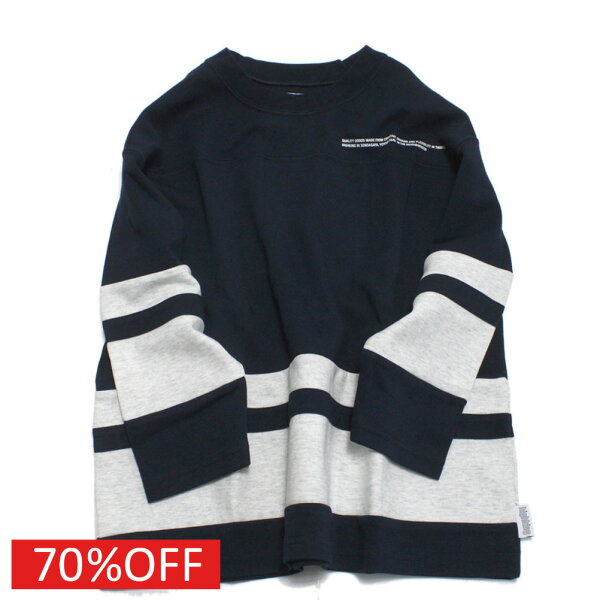 【子供服 ハイキング  highking highkinggirl ハイキングガール ジュニア 男の子 】  セール 【70%OFF】  wayne スウェット ネイビー