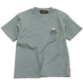 【クリフメイヤー KRIFF MAYER/KRIFFMAYER KIDS クリフメイヤーキッズ 子供服 ジュニア】 あす楽 ひんやりスラブプリントT グレー(15)