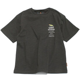 【クリフメイヤー KRIFF MAYER/KRIFFMAYER KIDS クリフメイヤーキッズ 子供服 ジュニア】 あす楽 ひんやりスラブプリントT チャコール(17)