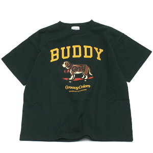 �y�O���[���B�[�J���[�Y groovy colors �W���j�A �q�����z �e���W�N BUDDY S/S TEE 8GN�O���[��