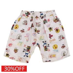 【オーシャンアンドグラウンド/子供服/ベビー/キッズ/ジュニア/oceanground】 セール 【30%OFF】 FUNNYタックショーツ オフホワイト(OW)