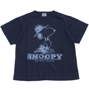 �y�O���[���B�[�J���[�Y groovy colors �W���j�A �q�����z �e���W�N �I�[�o�[�_�C SNOOPY TEE 4NV��