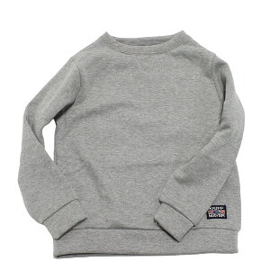 【クリフメイヤー KRIFF MAYER/KRIFFMAYER KIDS クリフメイヤーキッズ 子供服 ジュニア】 裏シャギークルー グレー(15)