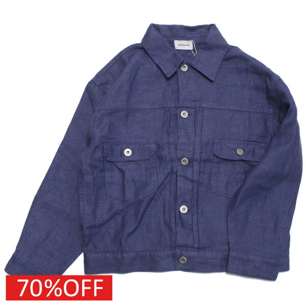 【アーチ＆ライン ARCH＆LINE 子供服 アーチアンドライン】  セール 【70%OFF】  LINEN TWILL ジャケット パープル(75)