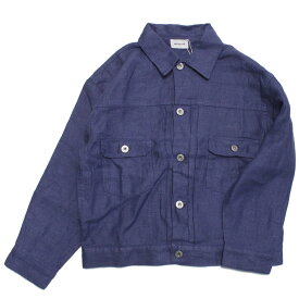 【アーチ＆ライン ARCH&amp;LINE 子供服 アーチアンドライン】 あす楽 LINEN TWILL ジャケット パープル(75)