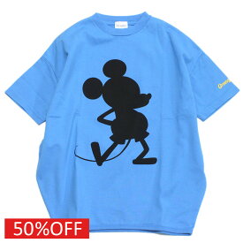 【グルーヴィーカラーズ groovy colors ジュニア 子供服】 セール 【50%OFF】 テンジク MICKEY バルーン TEE 44LBL淡青