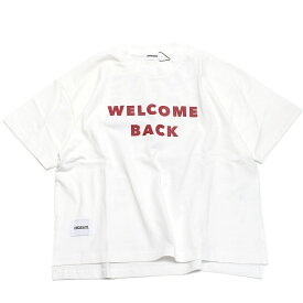 【子供服 ジュニア 親子 GENERATOR ジェネレーター】 あす楽 WELCOME BACK Tシャツ【LIMITED EDITION】 ホワイト(WH)