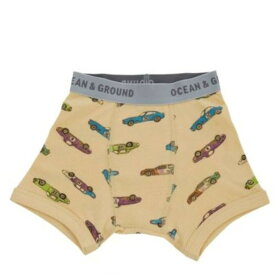 【オーシャンアンドグラウンド/子供服/ベビー/キッズ/ジュニア/ocean＆ground】 ボクサーパンツClassicCarRacing イエロー(YE)