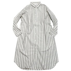 【アーチ＆ライン ARCH&amp;LINE 子供服 アーチアンドライン】 あす楽 COTTON STRIPE ドレス オフホワイト(12)