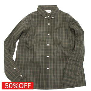 【アーチ&ライン ARCH&LINE 子供服 アーチアンドライン】 セール 【50%OFF】 COTTON CHECK BD シャツ ベージュ(45)