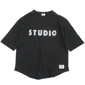 【JEANS.B/ジーンズベー/子供服】 あす楽 STUDIO Tシャツ ブラック(BK)