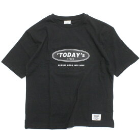 【JEANS.B/ジーンズベー/子供服】 あす楽 TODAY’S Tシャツ ブラック(BK)