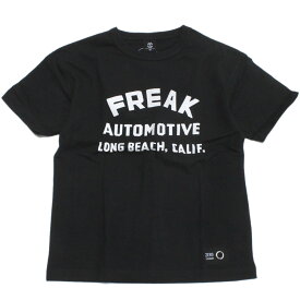 【ZERO standard/子供服/ゼロスタンダード】 あす楽 FREAK Tシャツ ブラック(BK)