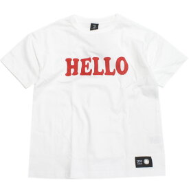 【ZERO standard/子供服/ゼロスタンダード】 あす楽 HELLO Tシャツ オフホワイト(OW)