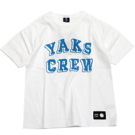 【ZERO standard/子供服/ゼロスタンダード】 あす楽 YAKS CREW Tシャツ オフホワイト(OW)
