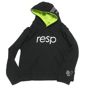 【RE/SP ジュニア アールイーエスピー RESP 子供服】 TECフーディー ブラック
