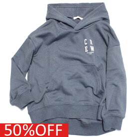 【子供服 フォブ FOV キッズ】 セール 【50%OFF】 あす楽 CREW フーディ ブルーグレー(BG)