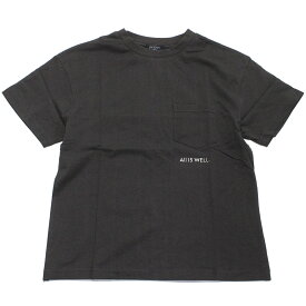 【GLAZOS グラソス ジュニア 子供服 男の子 】 あす楽 カラーブロック切り替えロゴプリント半袖Tシャツ チャコール(81)