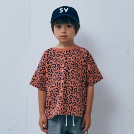 【セスタヴォカーレ/子供服/6゜vocaLe/子ども服/セスタボカーレ/】 レオパードTシャツ【2-3月入荷予定】 レッド