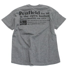 【GLAZOS グラソス ジュニア 子供服 男の子 】 あす楽 【Penfield】USAコットン・バックロゴ半袖Tシャツ TOPグレー(85)