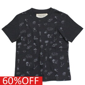 【子供服 親子 ゴートゥーハリウッド GO TO HOLLYWOOD 】 セール 【50%OFF】 あす楽 テンジク TAKESHI WADA 総柄 TEE 2BK黒