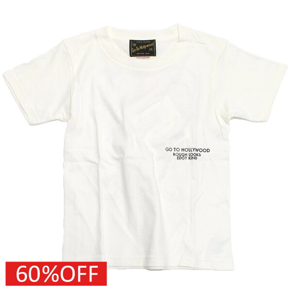 【子供服 親子 ゴートゥーハリウッド GO TO HOLLYWOOD 】  セール 【60%OFF】  テンジク GTH コマーシャル TEE 1W白