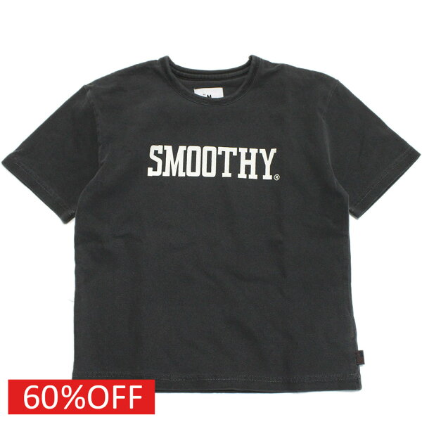 【スムージー SMOOTHY 子供服 ジュニア キッズ】  セール 【60%OFF】  SMOOTHYロゴTシャツ ブラック