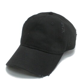【ニューエラ/メンズ/NEW ERA/帽子/キャップ】 あす楽 9TWENTY DAMAGED BASIC CAP ブラック