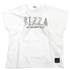 【ニードルワークス NEEDLE WORKS】 あす楽 【NeWo】PIZZAロゴTシャツ ホワイト