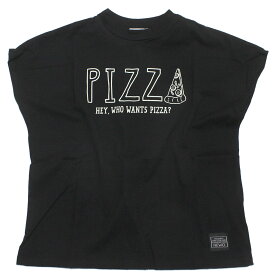 【ニードルワークス NEEDLE WORKS】 あす楽 【NeWo】PIZZAロゴTシャツ ブラック