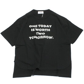 【子供服 フォブ FOV キッズ】 あす楽 ONE TODAY Tシャツ ブラック(BK)