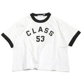 【子供服 フォブ FOV キッズ】 あす楽 CLASS リンガーTシャツ ホワイト(WH)