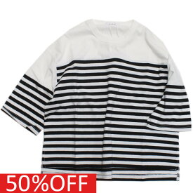 【子供服 フォブ FOV キッズ】 セール 【50%OFF】 あす楽 ボーダー切り替え L/S Tシャツ(7分袖) ブラック(BK)