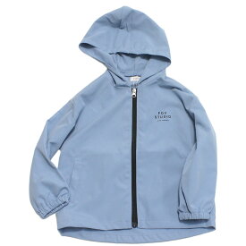 【子供服 フォブ FOV キッズ】 フードジャケット サックス(SA)