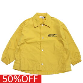 【子供服 ジュニア 親子 GENERATOR ジェネレーター】 セール 【20%OFF】 あす楽 コーチJK イエロー(YE)