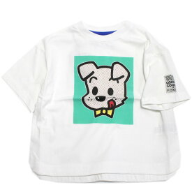 【エフオーキッズ F.O.KIDS】 あす楽 OSAMU GOODSコラボ BOX ART Tシャツ オフホワイト(OW)