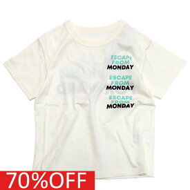 【DILASH/子供服/ディラッシュ/子ども服/ジュニア】 セール 【50%OFF】 あす楽 バックプリントTシャツ オフホワイト(OW)